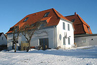 Ferienhaus im Schnee